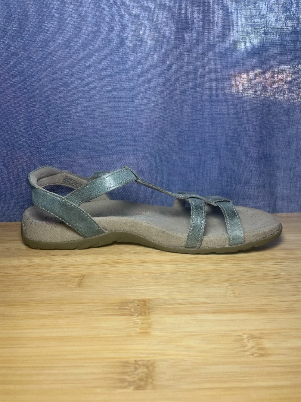 Taos Trophy Green Leather Gladiator Sandals Shoes Sz 8 EU 39 Tro-12020 NICE!
